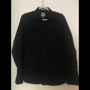 EXPRESS Black Button Down Shirt